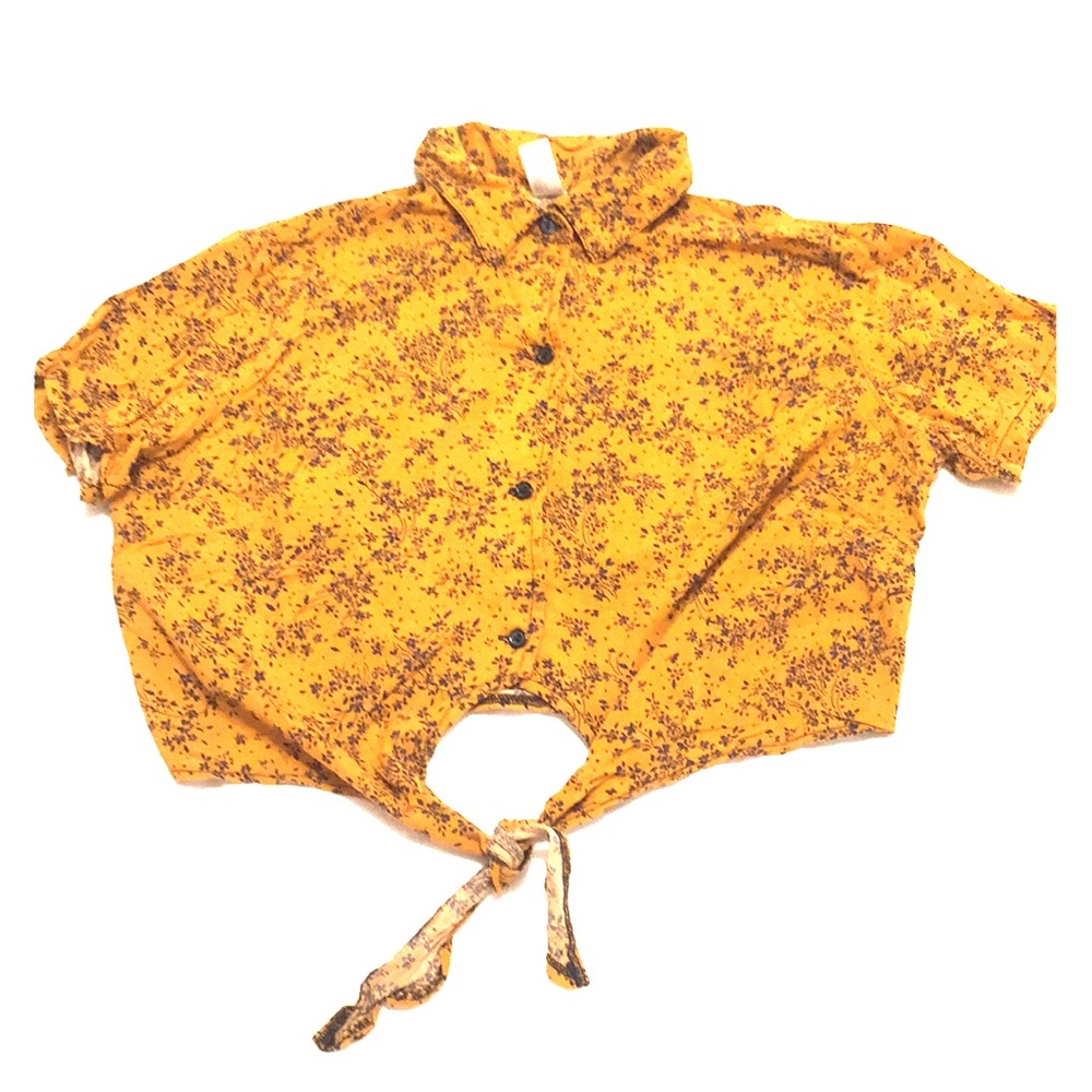 Flower crop top